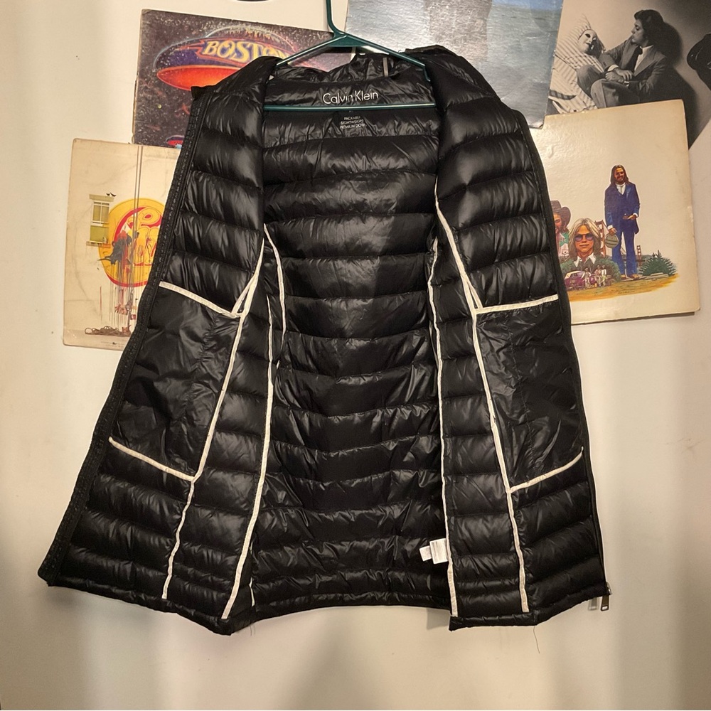 Calvin Klein Black Puffer Jacket - Picture 5 of 6